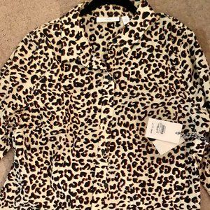 NWT Nordstrom 1901 Animal Print Shirt